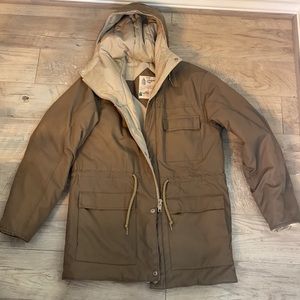 London Fog Vintage Cold Weather Hooded Coat 38L